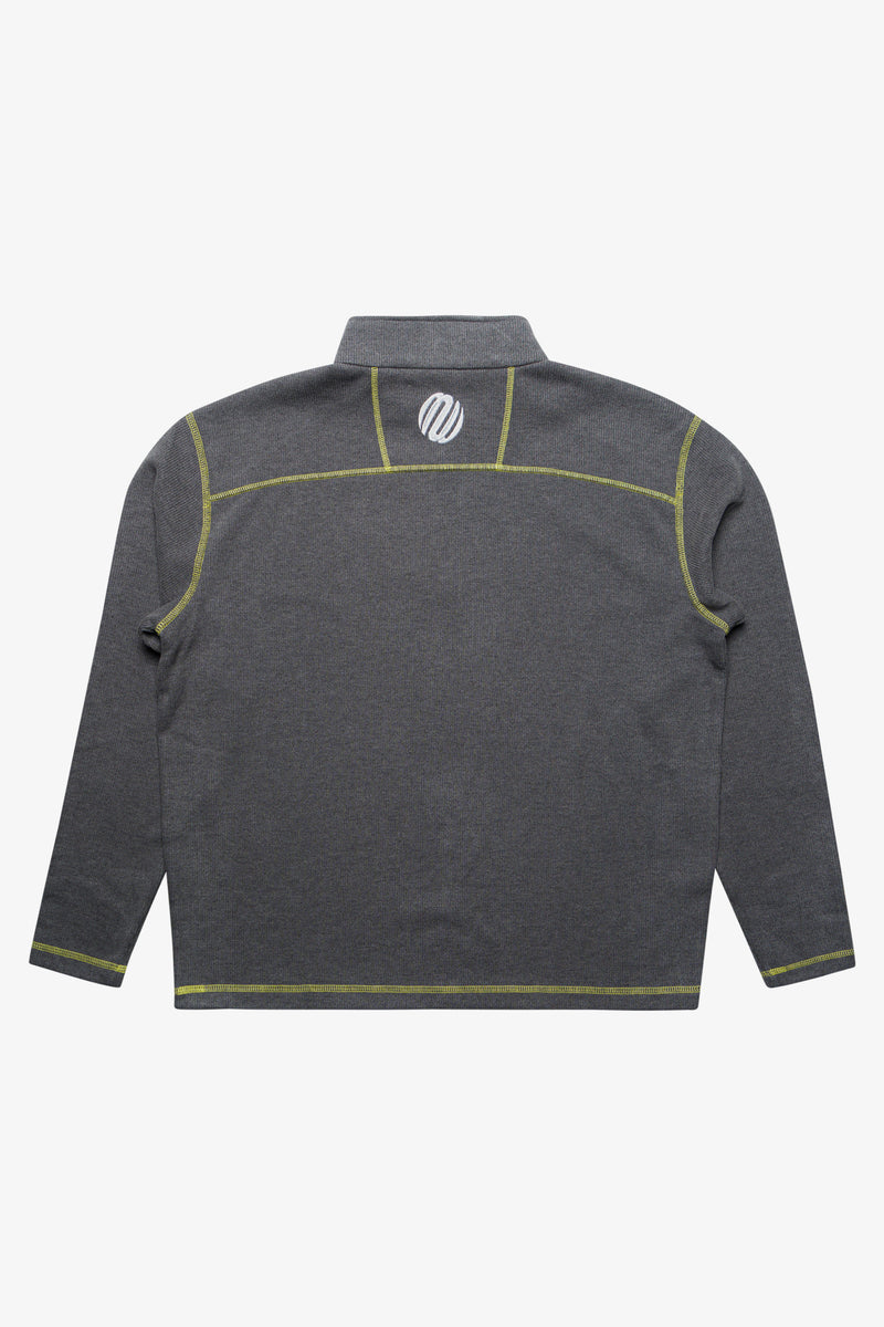 Contrast Stitch 1/4 Zip Pullover- Selectshop FRAME