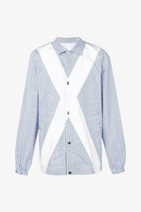 Selectshop FRAME - COMME DES GARÇONS SHIRT Striped Shirt Jacket Outerwear Dubai