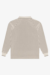 Ribbed Long Sleeve Polo- Selectshop FRAME